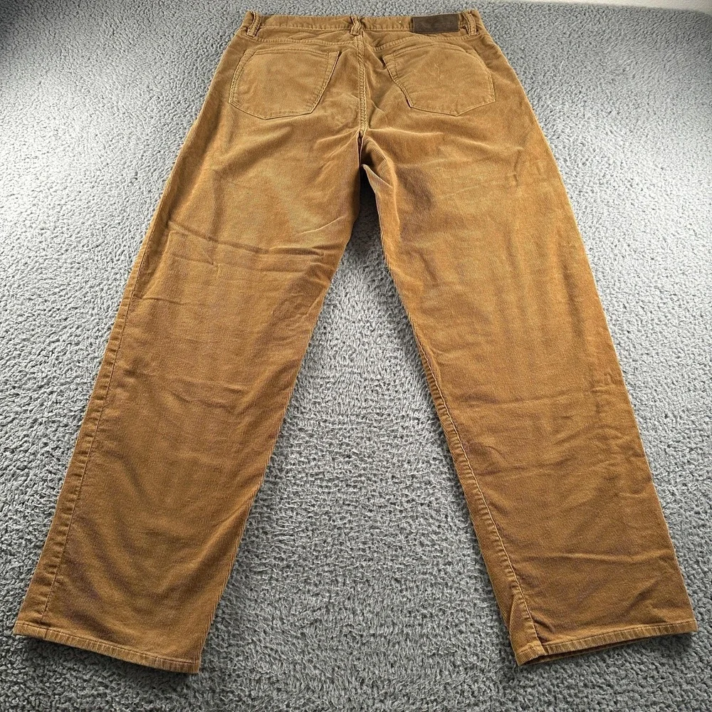 Todd Snyder Corduroy 5 Pocket Chino Pants Mens 34x32 Brown Relaxed Straight Leg
